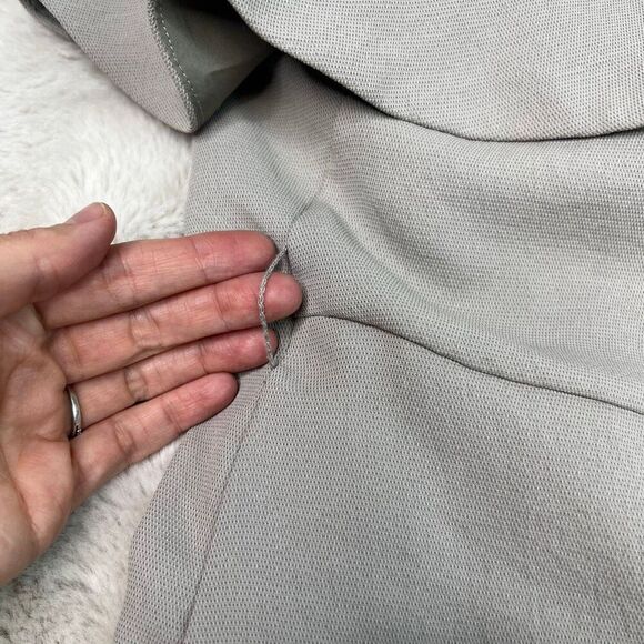 Babaton Romper Size 4 Nude Cropped Off Shoulder Wide Leg Sleeveless Romper Ruffl - Picture 14 of 16